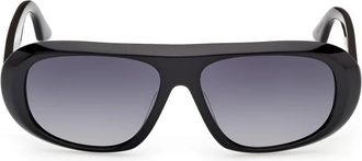 GCDS Zonnebril - unisex - Zonnebrillen - Zwart - 56 MM - Accessoires