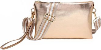 Jen & Co. Womens Izzy Crossbody Bag With Guitar Strap In Penny