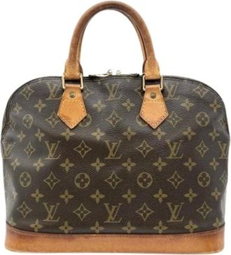 Louis Vuitton Pre-owned Handbags, female, Brown, Size: ONE SIZE Pre-owned Monogram Canvas Handbag
