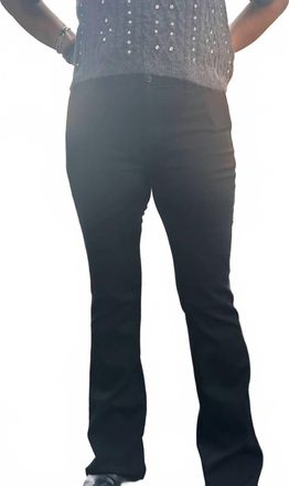 1822 Denim High-Rise Bootcut Trouser In Black