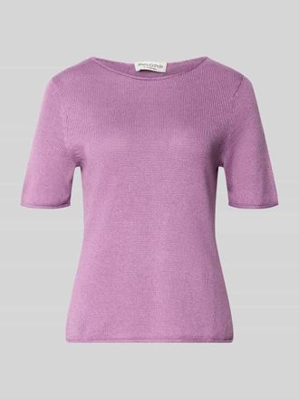 Marc O'Polo Regular Fit Pullover aus Baumwoll-Leinen-Mix in Violett, Gr&ouml;&szlig;e XXL