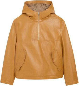 Ami Mustard Solid Hood Jacket