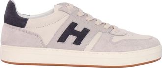 Hogan Sneakers, male, Gray, Size: 8 1/2 US H668 Allacciato H Banda