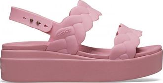 Crocs Brooklyn Woven Thermoplastische Damessandalen Met Rozet