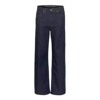 MY ESSENTIAL WARDROBE High Wide Y Dark Blue Jeans - female - My Essential Wardrobe - Wide Jeans - Blue - W32 L34 - Jeans