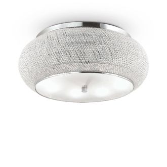 Netlighting Pasha 14 Light Ceiling Light Chrome in Grey