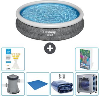 Bestway Piscina Bestway Fast Set Redonda - 366x76 Cm - 7-piezas S278