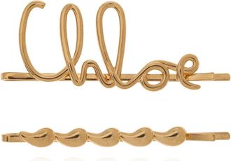 Chlo&eacute; Dubbele Haarspeld Set - Dames - Haaraccessoires - Geel - ONE Size - Accessoires