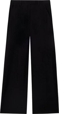 GCDS Wijde broek - Dames - Wijde Broeken - Zwart - M - Broeken
