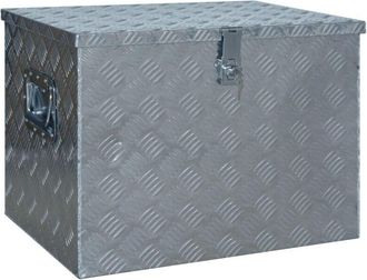 vidaXL Vidaxl - Caja De Aluminio 610x430x455 Mm Plateada