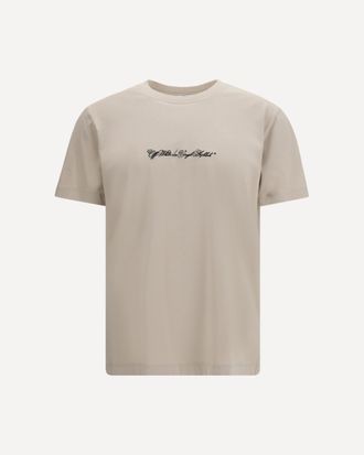 Off-white Script Arrow T-shirt Male S