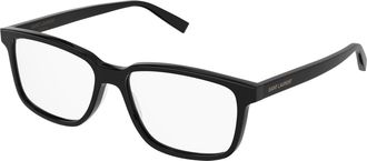 Saint Laurent Demo Rectangular Mens Eyeglasses SL 458 004 58