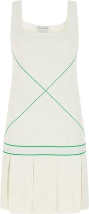 Bottega Veneta White viscose blend dress