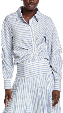 Gracia Vertical & Horizontal Striped Shirt