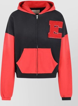 ERL cotton varsity hooded jacket