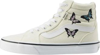 Vans Womens Vans Filmore Hi VN000CUDFS8 Sneakers Beige White Lifestyle Shoes NIN1141