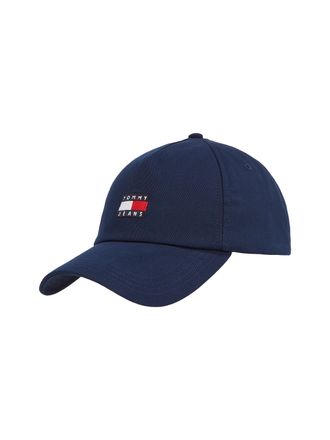 Tommy Jeans Baseball Cap TOMMY JEANS TJM HERITAGE CORE CAP, Herren, blau (schwarz night navy), Web, Baumwolle, unifarben, Caps Baseball Cap, UNISEX Klemmverschlus