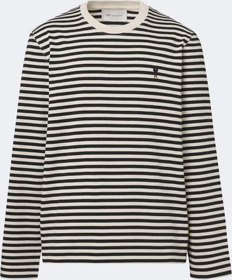 Ami Striped cotton T-shirt