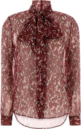 Saint Laurent Printed Silk Shirt