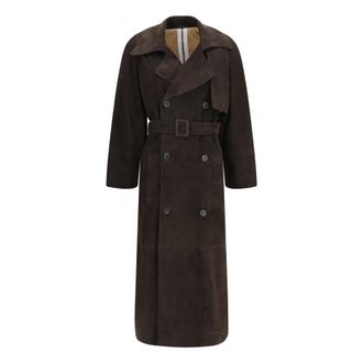 S.W.O.R.D 6.6.44 Abrigo de Ante - Coats - Mujer - Marr&oacute;n - L