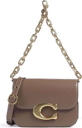 Coach Idol Luxe Leather Shoulder Bag