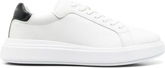 Calvin Klein low-top leather sneakers - men - Fabric/Calf Leather/Calf Leather/Rubber - 42 - White