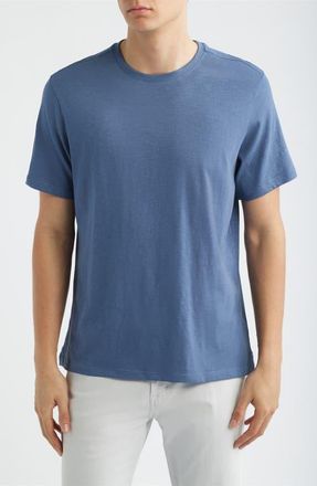 Robert Barakett Brightwood Slub Cotton T-Shirt in Vintage Blue at Nordstrom, Size Xx-Large