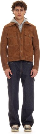 Salvatore Santoro Suede Trucker Jacket