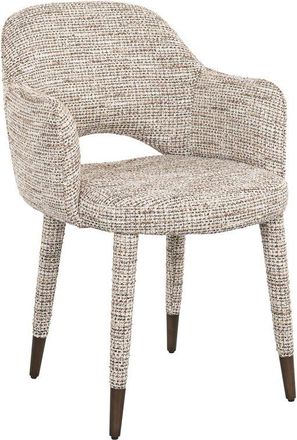 Richmond Interiors Design Stuhl Donnatella mit Armlehnen, Trendy Nature