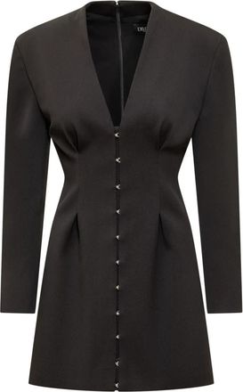 Del Core Dropped Shoulder Jurk - Dames - Korte kleedjes - Zwart - XS - Kleedjes