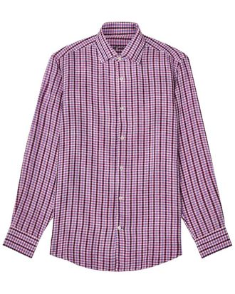Robert Talbott Morgan Multi Check Linen Shirt
