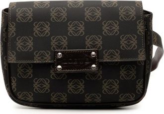 Loewe Pre-owned Belt Bags, female, Brown, Size: ONE SIZE Pre-owned Patterned Textile Bag