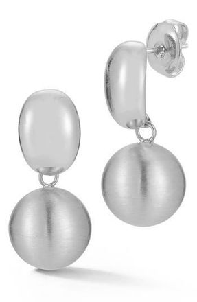 Glaze Jewelry Double Drop Earrings in Silver at Nordstrom Rack