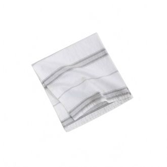 Pom Pom at Home French Stripe Cotton Napkin Set In Grey