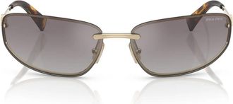 Miu Miu Mua 50S Zonnebrillen - unisex - Zonnebrillen - Geel - 68 MM - Accessoires