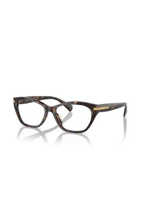 Ralph Lauren 55mm Rectangle optical glasses in Tortoise at Nordstrom
