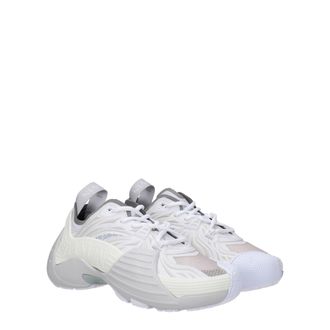 Lanvin Womens White Leather Athletic Sneakers