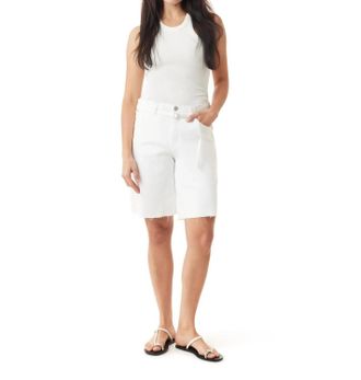 Habitual Brynn Bermuda Shorts In White