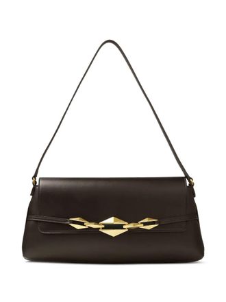 Jimmy Choo London Diamond shoulder bag - Brown