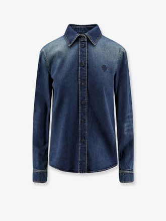 Gucci Camicia in denim con ricamo - GUCCI - gender_Woman