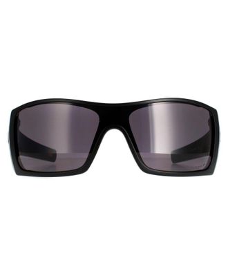 Oakley Shield Mens Matte Black Prizm Grey Polarized Batwolf - One Size