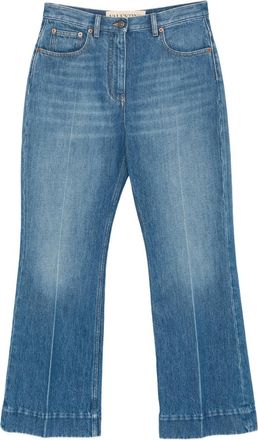 Valentino Cropped Flared Jeans