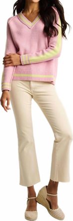 Lisa Todd Two Timer Sweater In Pink Dawn