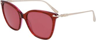 Longchamp LO757S 607 Womens Sunglasses Red Size 55