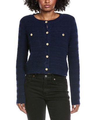 Shelli Segal Boucle Sweater Cardigan