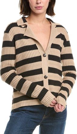 Fate Stripe Knit Cardigan