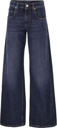 Brunello Cucinelli Donna, Jeans, Blu, L, new