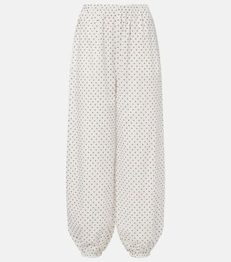 Poss&eacute; Evie polka-dot balloon pants