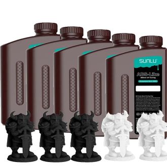 OEM Resina Para Impresi&oacute;n 3d, Lavable Con Agua, Curado Uv R&aacute;pido, Similar Al Abs 3bk 2wt
