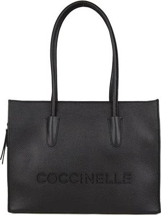 Coccinelle Myrtha 26 Handtas - Dames - Shoppers - Zwart - ONE Size - Katoen - Tassen